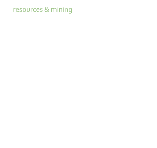 resources & minning 資源コンサルタント部門